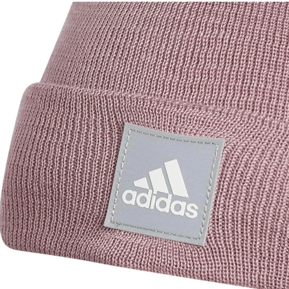 New Women's Adidas Magic Mauve Fold Beanie